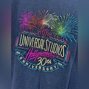 Vintage Universal Studios Hollywood 30th Anniversary Embroidered T-Shirt